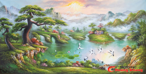 Tranh Núi - Nước - Phong Thuỷ